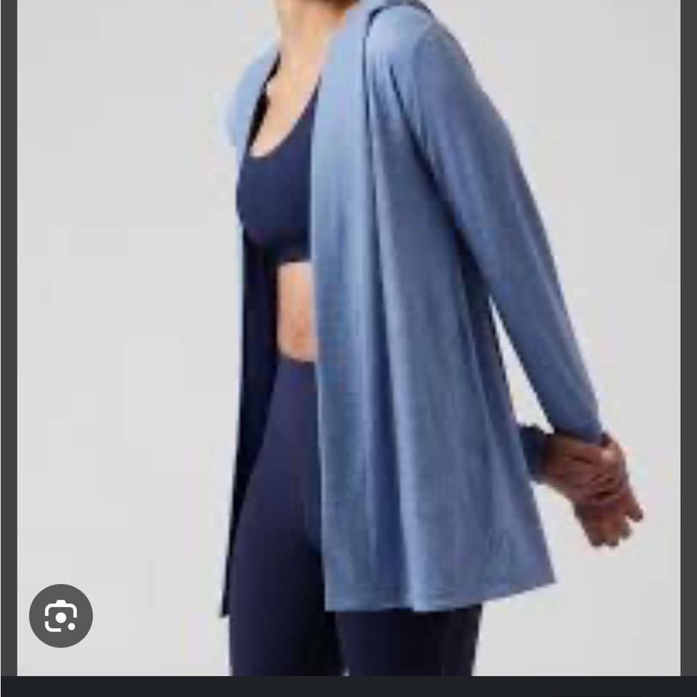 Athleta uptempo wrap heathered blue XL